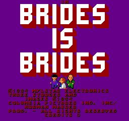 The Three Stooges In Brides Is Brides (set 1)
