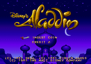 Aladdin (bootleg of Japanese Mega Drive version)