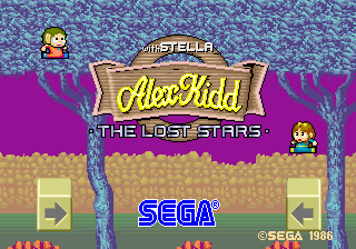 Alex Kidd: The Lost Stars (set 2, unprotected)