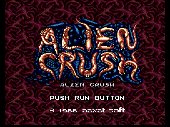 Alien Crush (United Amusements PC Engine)