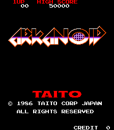 Arkanoid (World, older)