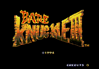 Bare Knuckle III (bootleg of Mega Drive version)