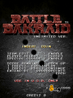 Battle Bakraid - Unlimited Version (USA) (Tue Jun 8 1999)