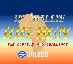 Big Run (11th Rallye version, Europe?)