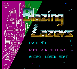 Blazing Lazers (United Amusements PC Engine)