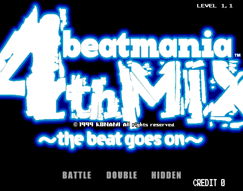 beatmania 4th MIX (ver JA-A)