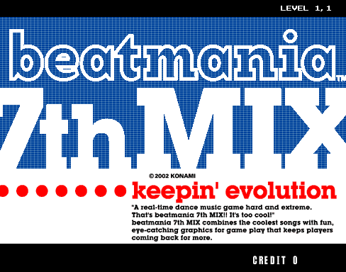 beatmania 7th MIX (ver JA-B)