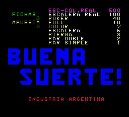 Buena Suerte (Spanish, set 1)
