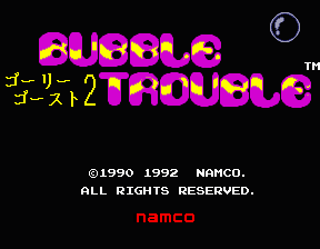 Bubble Trouble - Golly Ghost 2 (World, Rev B)