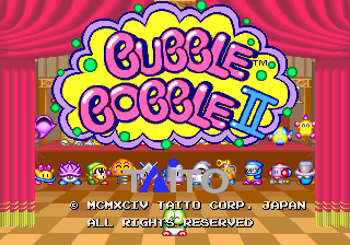 Bubble Bobble II (Ver 2.6O 1994/12/16)