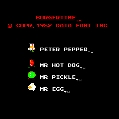 Burger Time (DECO Cassette) (US)