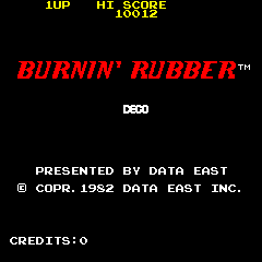 Burnin' Rubber (DECO Cassette) (US) (set 1)
