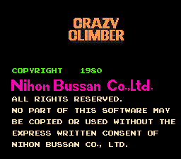 Crazy Climber (US set 1)