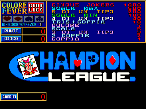 Champion League (v220I, Poker)