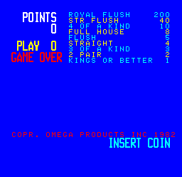 Cal Omega - Game 15.7 (Double-Draw Poker)