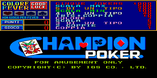 Champion Poker (v220I)