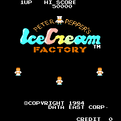 Peter Pepper's Ice Cream Factory (DECO Cassette) (US) (set 1)