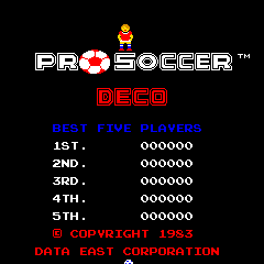 Pro Soccer (DECO Cassette) (US)
