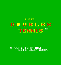 Super Doubles Tennis (DECO Cassette) (Japan)