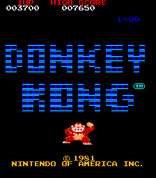 Donkey Kong (US set 1)