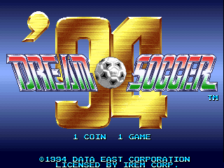 Dream Soccer '94 (World, M107 hardware)