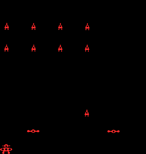 Space Invader (Entex, TMS1100 version)