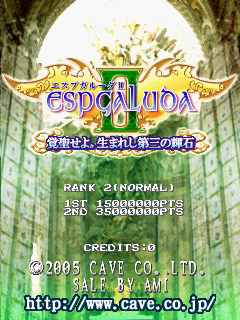 Espgaluda II (2005/11/14 MASTER VER, newer CV1000-B PCB)