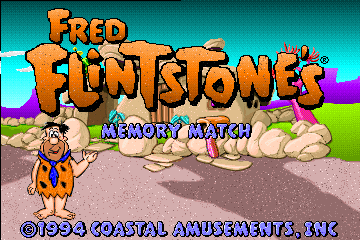 Fred Flintstone's Memory Match (World?, Ticket version, 3/17/95)