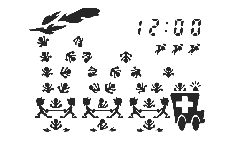 Game & Watch: Fire (Silver)