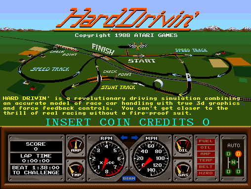 Hard Drivin' (cockpit, rev 7)