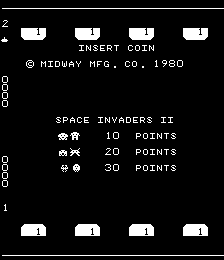 Space Invaders II (Midway, cocktail)