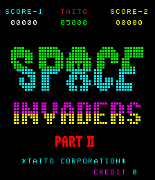Space Invaders Part II (Taito, bigger ROMs)