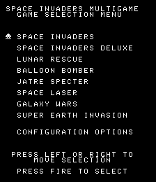 Space Invaders Multigame (M8.03D)