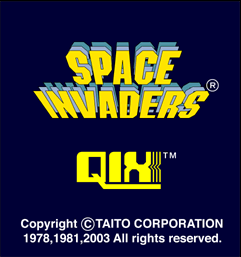 Space Invaders / Qix Silver Anniversary Edition (Ver. 2.03)