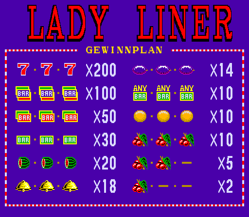 Lady Liner (set 1)