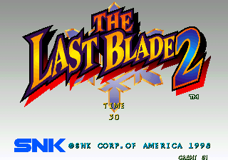 The Last Blade 2 / Bakumatsu Roman - Dai Ni Maku Gekka no Kenshi (NGM-2430 ~ NGH-2430)