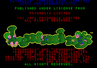 Lemmings (US prototype)