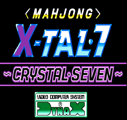 Mahjong X-Tal 7 - Crystal Mahjong / Mahjong Diamond 7 (Japan)