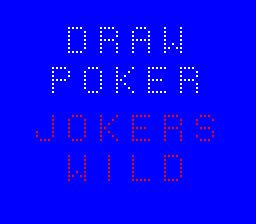 Draw Poker - Joker's Wild (Standard)