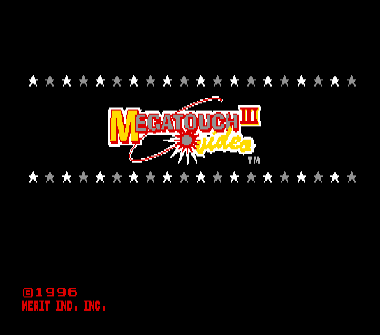 Megatouch III (9255-20-01 R0N, Standard version)