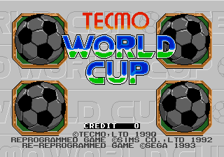 Tecmo World Cup (Mega Play)