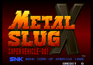 Metal Slug X - Super Vehicle-001 (NGM-2500 ~ NGH-2500)