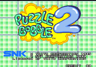 Puzzle Bobble 2 / Bust-A-Move Again (Neo-Geo)