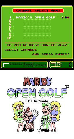 Mario's Open Golf (PlayChoice-10)