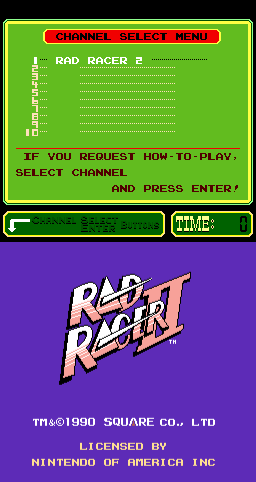 Rad Racer II (PlayChoice-10)