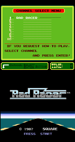 Rad Racer (PlayChoice-10)