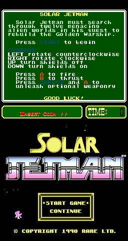 Solar Jetman (PlayChoice-10)