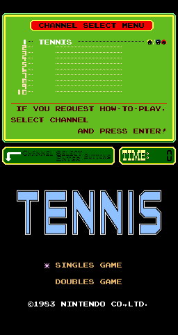 Tennis (PlayChoice-10)