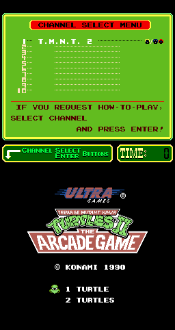 Teenage Mutant Ninja Turtles II: The Arcade Game (PlayChoice-10)