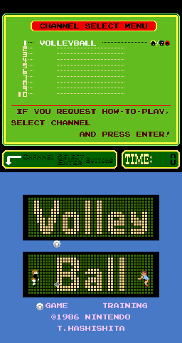 Volley Ball (PlayChoice-10)